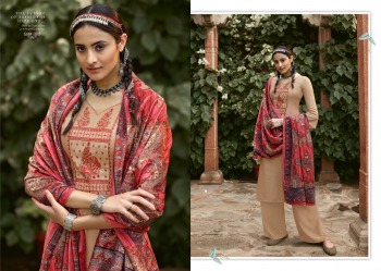 Viona Ajrak Euro Wool Winter Salwar kameez wholesaler