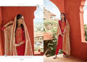 Viona Ajrak Euro Wool Winter Salwar kameez wholesaler