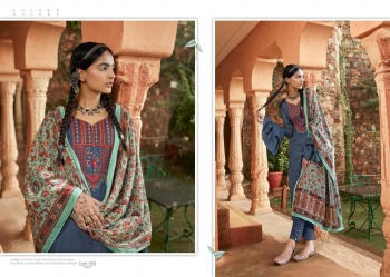 Viona Ajrak Euro Wool Winter Salwar kameez wholesaler