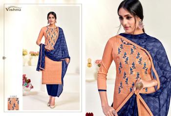 Vishnu Impex Dermy Cool vol 15 Churidar Dress material