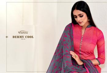 Vishnu Impex Dermy Cool vol 15 Churidar Dress material