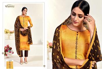 Vishnu Impex Dermy Cool vol 15 Churidar Dress material