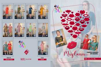 Viyasaa Muskan Daily wear Rayon daily wear kurtis wholesaler