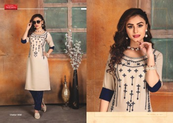 Wanna Chakor Rayon kurtis with pant catalog wholesale