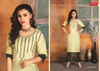 Wanna Chakor Rayon kurtis with pant catalog wholesale