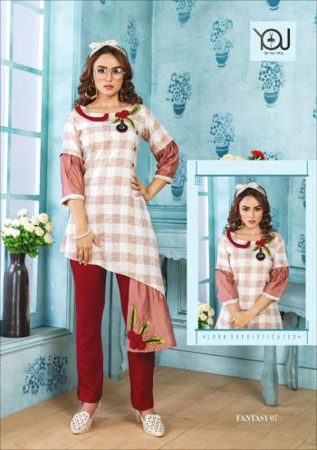 Wanna Fantasy Designer Kurtis with Bottom wholesale Price