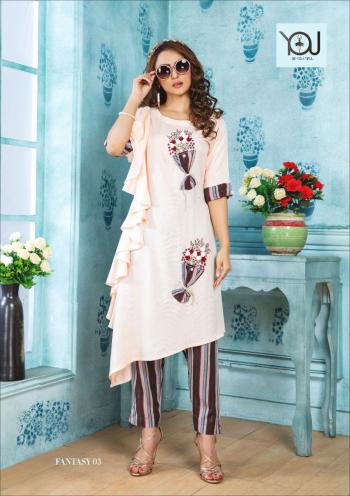 Wanna Fantasy Designer Kurtis with Bottom wholesale Price