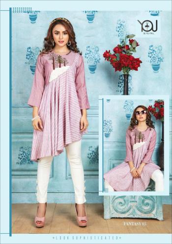 Wanna Fantasy Designer Kurtis with Bottom wholesale Price