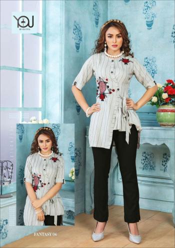 Wanna Fantasy Designer Kurtis with Bottom wholesale Price