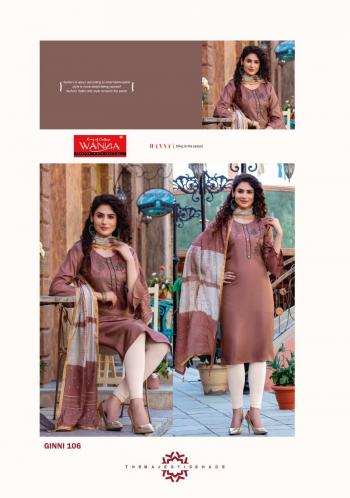 Wanna Ginni Kurtis with Dupatta catalog wholesaler