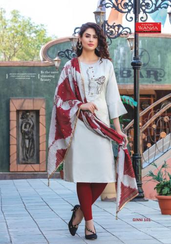 Wanna Ginni Kurtis with Dupatta catalog wholesaler