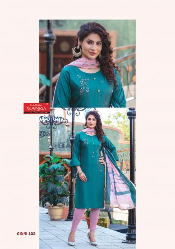 Wanna Ginni Kurtis with Dupatta catalog wholesaler