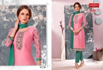 Wanna Jolly vol 9 kurtis with pant and Dupatta