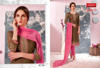 Wanna Jolly vol 9 kurtis with pant and Dupatta