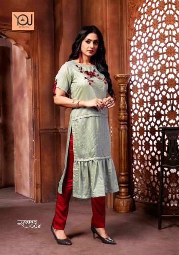 Wanna Sajawat Rayon Party wear kurtis wholesaler