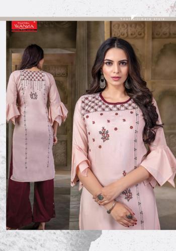 Wanna Samiyana Muslin Kurtis with palazzo catalog wholesaler