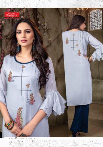 Wanna Samiyana Muslin Kurtis with palazzo catalog wholesaler