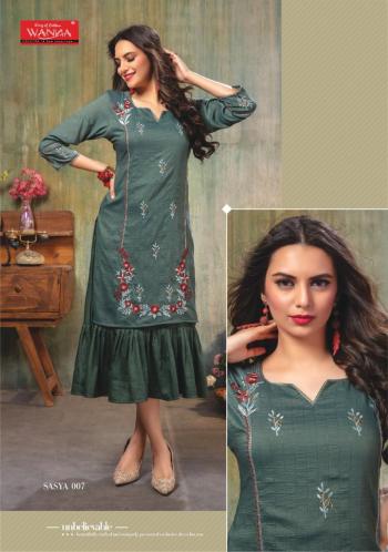 Wanna Sasya vol 1 long kurtis catalog wholesaler