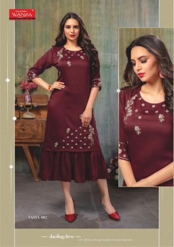 Wanna Sasya vol 1 long kurtis catalog wholesaler