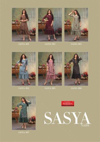 Wanna Sasya vol 1 long kurtis catalog wholesaler