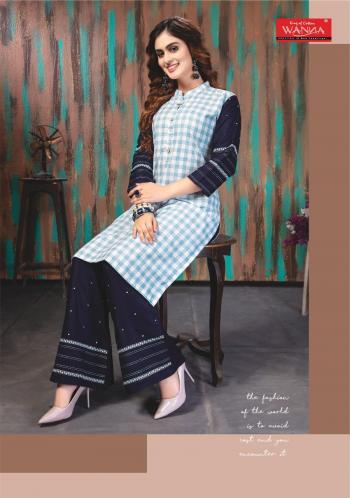 Wanna Sriya Rayon kurtis with Palazzo buy wholesale Price