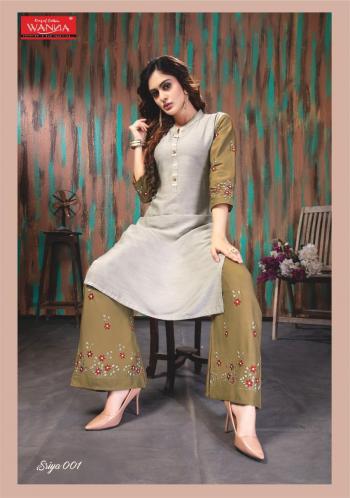 Wanna Sriya Rayon kurtis with Palazzo buy wholesale Price