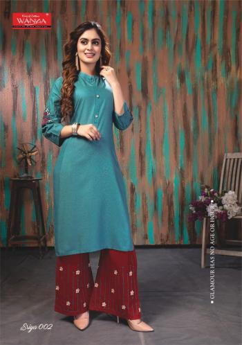 Wanna Sriya Rayon kurtis with Palazzo buy wholesale Price