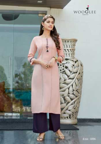 Woogle Celebration vol 8 Rayon kurtis with palazzo wholesaler