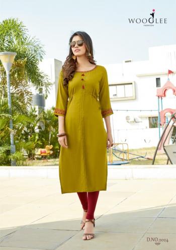 Wooglee Barbela vol 4 Rayon kurtis wholesaler