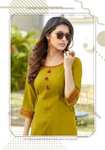 Wooglee Barbela vol 4 Rayon kurtis wholesaler