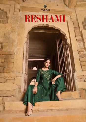 Yami fashion Reshami kurtis with Palazzo Wholesaler