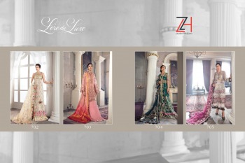 Zaura Hassan Laredu luxe Net work pakistani Suits