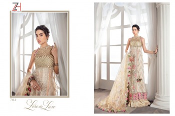 Zaura Hassan Laredu luxe Net work pakistani Suits