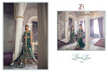 Zaura Hassan Laredu luxe Net work pakistani Suits