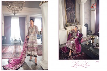 Zaura Hassan Laredu luxe Net work pakistani Suits