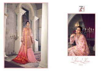 Zaura Hassan Laredu luxe Net work pakistani Suits