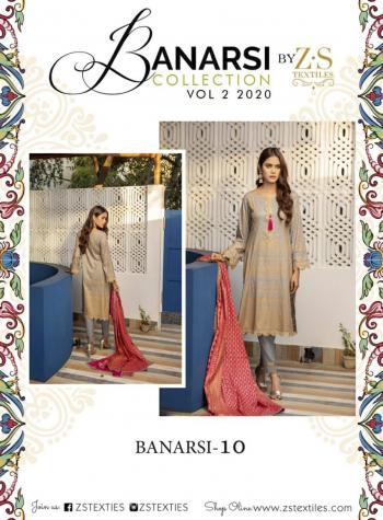 ZS textile Sahil Banarasi vol 2 Lawn Pakistani Suits