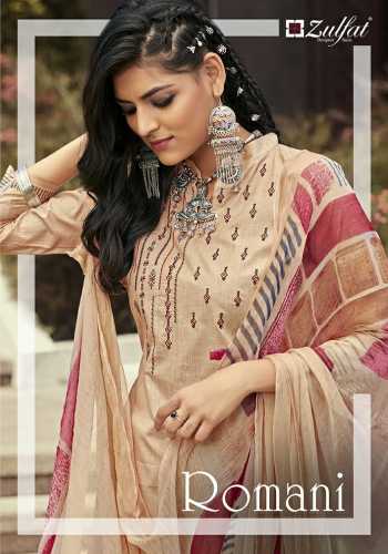 Zulfat Romani Cotton Salwar kameez Wholesaler