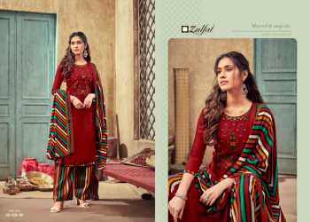 Zulfat Sohini Patiala Pashmina Winter Salwar Kameez wholesaler