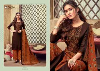 Zulfat Sohini Patiala Pashmina Winter Salwar Kameez wholesaler