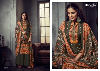 Zulfat Winter Breeze vol 3 Pashmina Winter suits