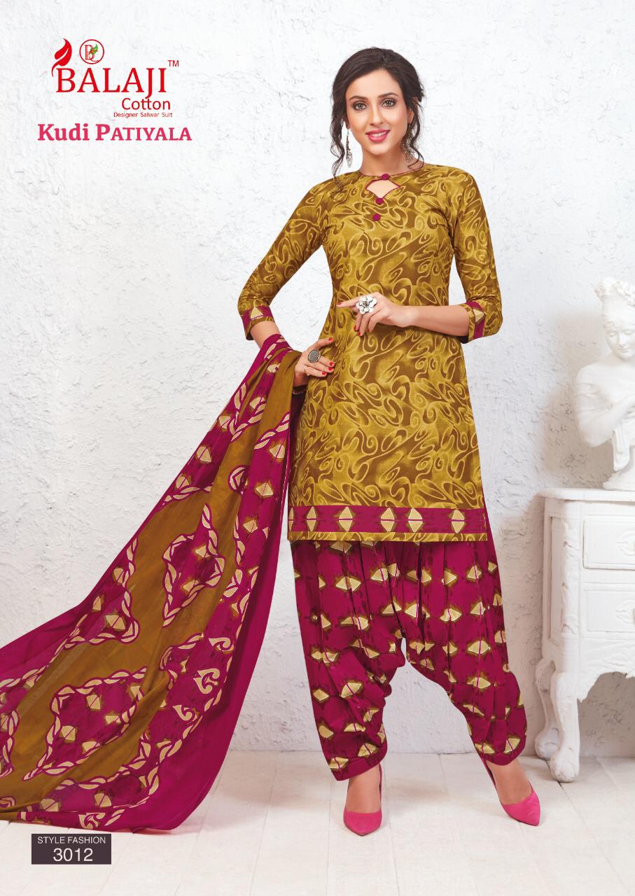 Catalog Fashion Mart » Balaji Cotton kudi Patiyala vol 3 printed ...