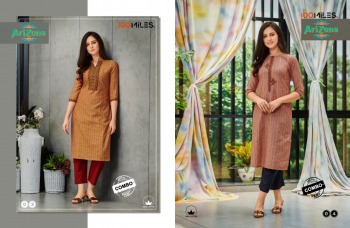 100 Miles Arizona Cotton kurtis with Pant wholesale price