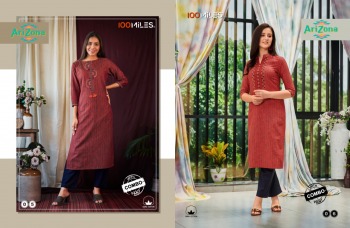 100 Miles Arizona Cotton kurtis with Pant wholesale price