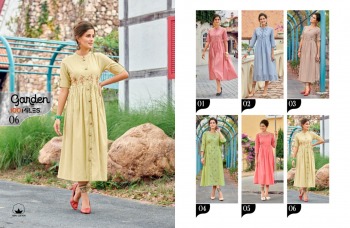 100 Miles garden Cotton kurtis wholesaler