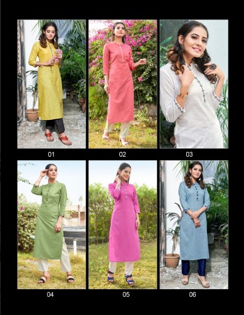 100 miles rasa Cotton Daily wear kurtis catalog