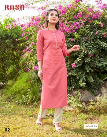 100 miles rasa Cotton Daily wear kurtis catalog