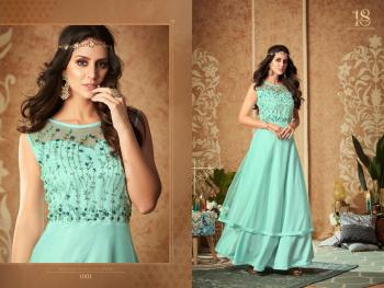 18 Attitude Dulhaniya Georgette Party wear Gown