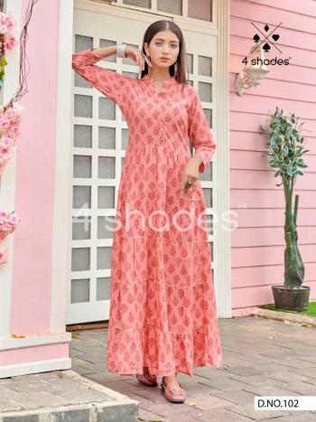 4 Shades Sundari vol 1 Fancy part wear Gown wholesale Price