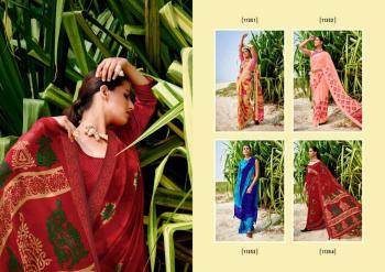 5D Designer Lichi Georgette Saree wholesaler